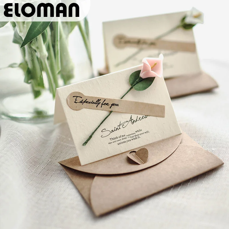 Карманные свадебные пригласительные открытки ELOMAN 25 шт. недорогие приглашения на