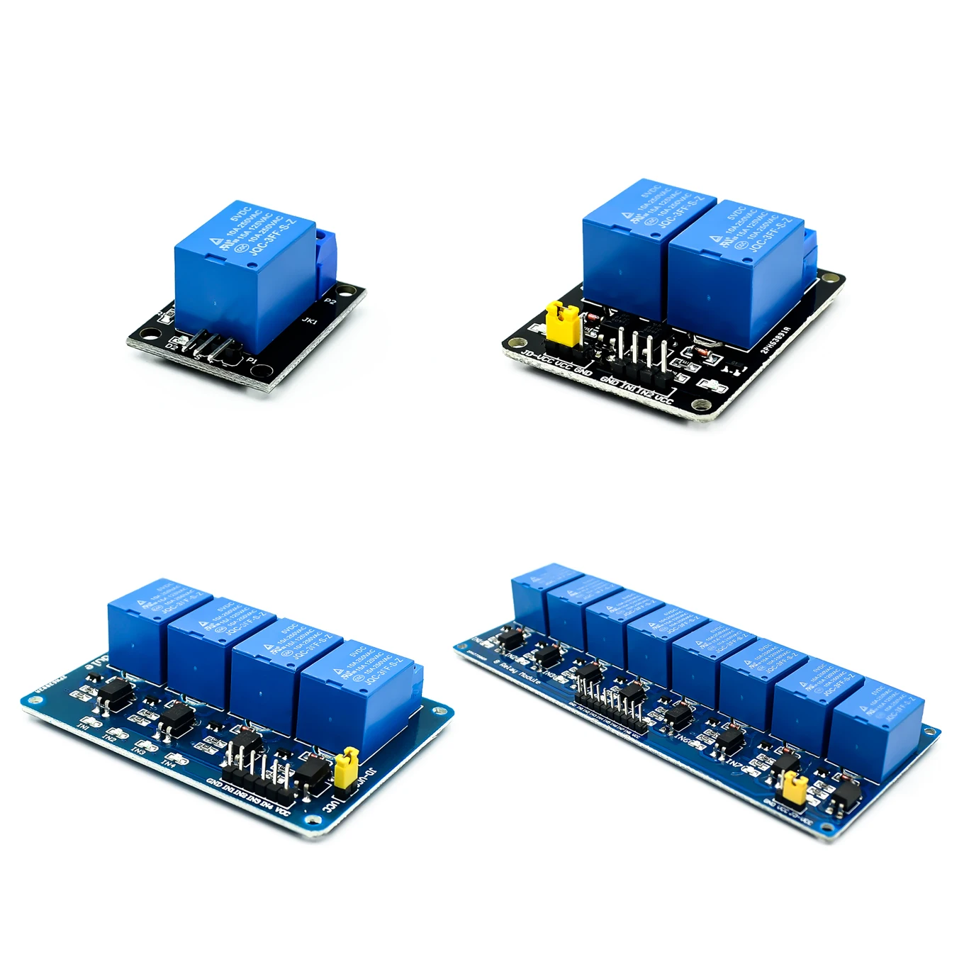 1pcs 5v 1 2 4 8 channel relay module with optocoupler. Relay Output 1 2
