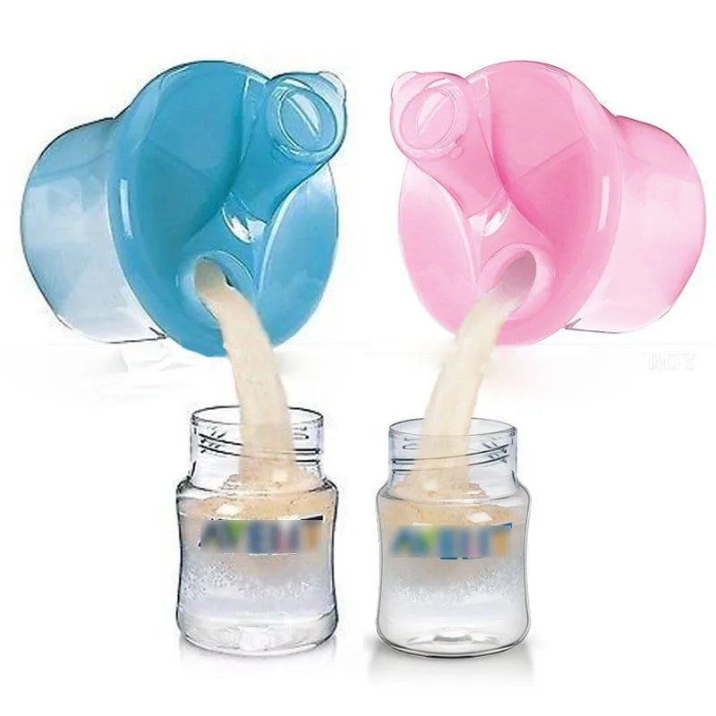 

Portable Baby Milk Food Storage Powder Formula Dispenser Container Feeding rotation Box for Kid Toddler