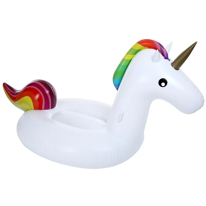 

Water Inflatable Unicorn Toy Large Water Floating Bed Adult Water Inflatable Mount Floating Row Seat Thickened Floating Ring
