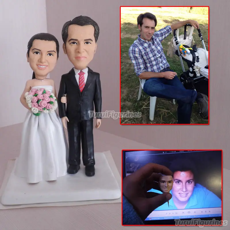 

OOAK polymer clay doll sculpture gift for teater friend girlfriend boyfriend special gifts miniature dolls mini me mini yourself