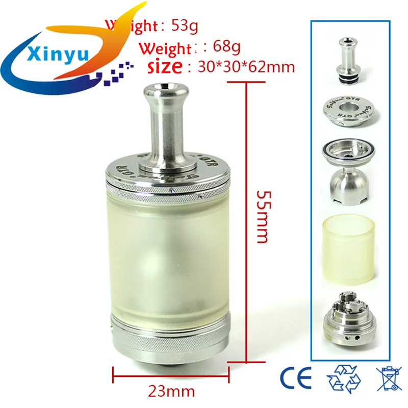 Sxk Taifun gtr rta 4 мл емкость 316ss 23 мм испаритель бак кальян vs kayfun lite taifun gt4 bt gt3 gt2