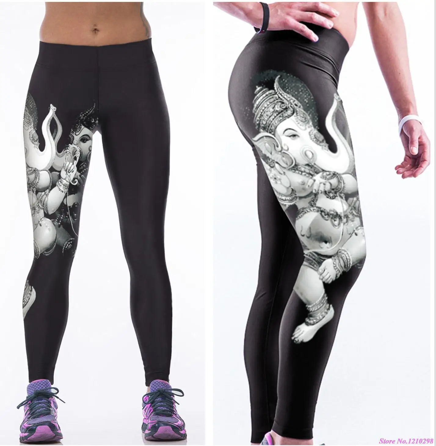 Gym Women Yoga Clothing Sports Calf Length Pants Legging
