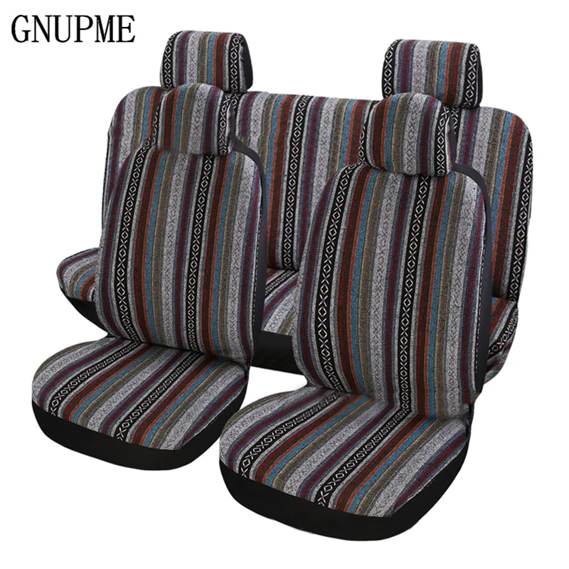 

9pcs/ Set Car Seat Covers Full Set Automobile Seat Protection Cover Universal Vehicle Seat Covers Car Accessories Car-Styling