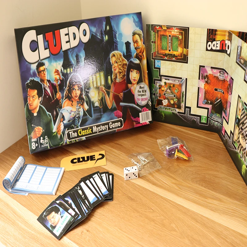 Cluedo sustor Clue Откройте для себя секреты классическая настольная игра английская версия инструкции ДЕТЕКТИВНАЯ ИГРА для семьи Вечерние