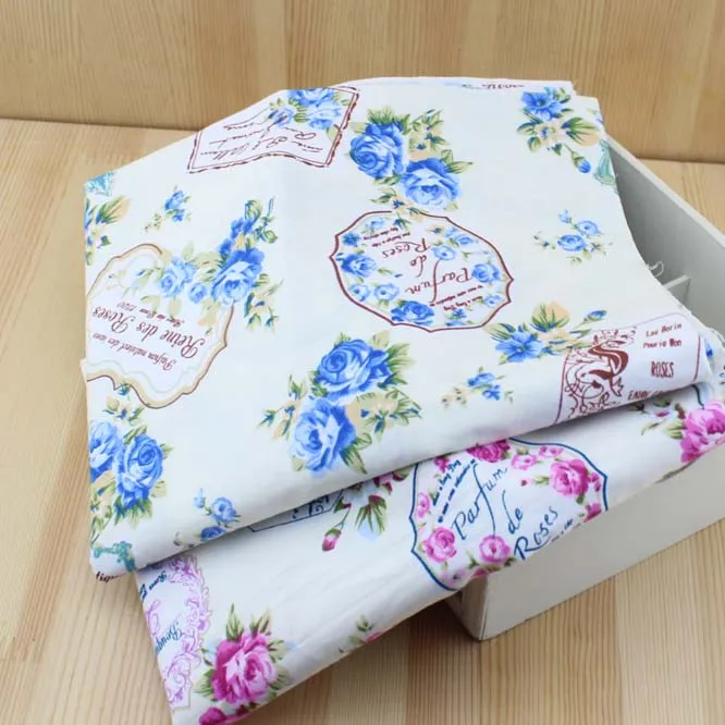 Parfum de Roses Printed 100 Cotton Twill Fabric 160cm Wide, Perfume