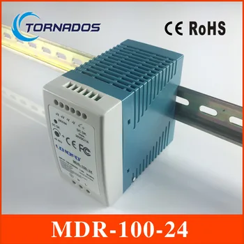 

MDR-100-24 Industrial DIN rail Mini switching power supply for LED driver 24v 4A 96W AC85-264V to DC 24V ac-dc driver