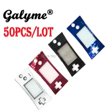 50 шт./партия,, верхняя панель GameBoyGBM, сменная Лицевая панель, чехол для мальчика, чехлы с рукавом Mirco, игровые аксессуары