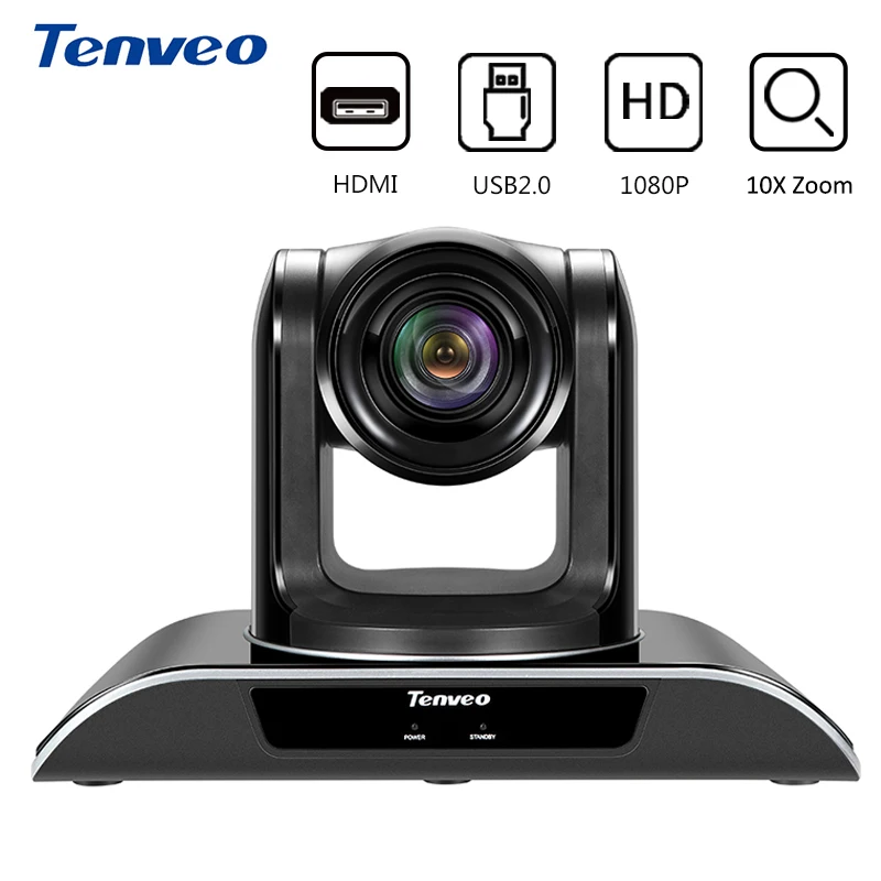Tenveo Vhd103u Usb Ptz Hdm1 Camera Hd 1080p Smart Video Camcorder With 10x Optical Zoom Hdmi Sdi