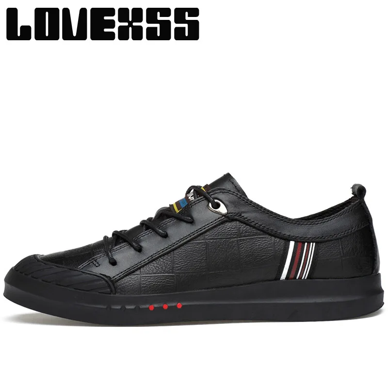 LOVEXSS Genuine Leather Skateboarding Shoes For Women Men Thermal Sport