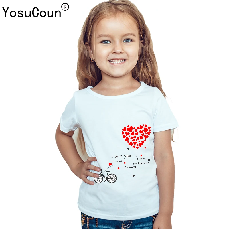 Brand Girls T shirt For Girl Shirt Kids Girl Short sleeved Shirt For