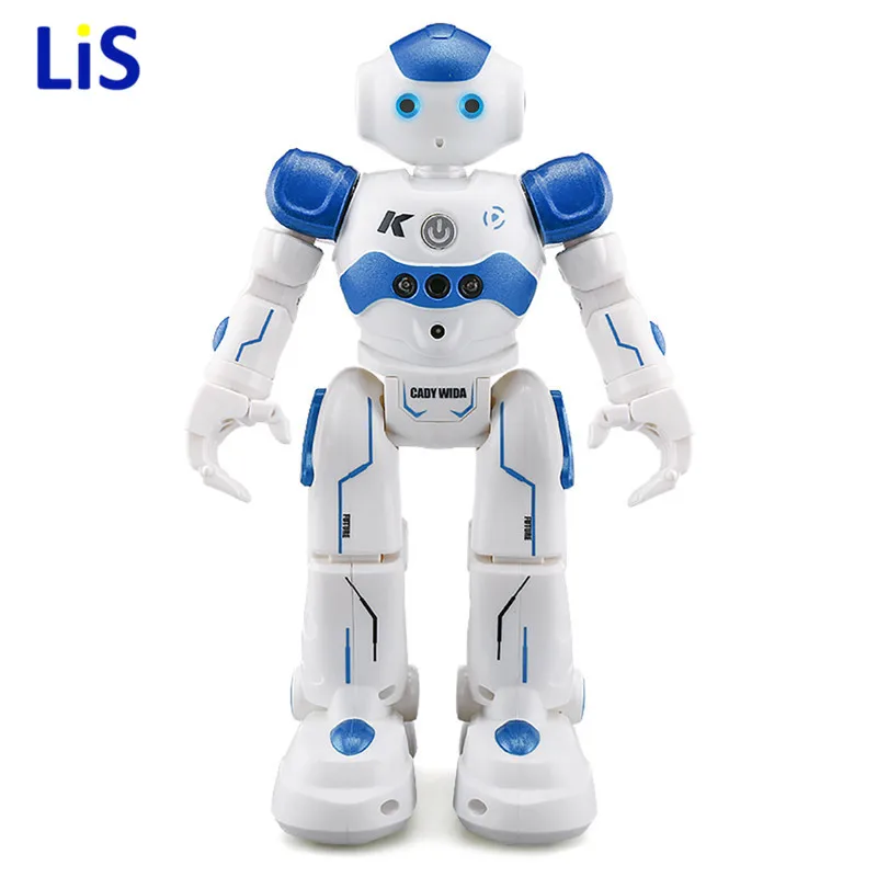 

In Stock! USB Charging Dancing Gesture Control RC Robot Toy Blue Pink for Children Kids Birthday Gift Present