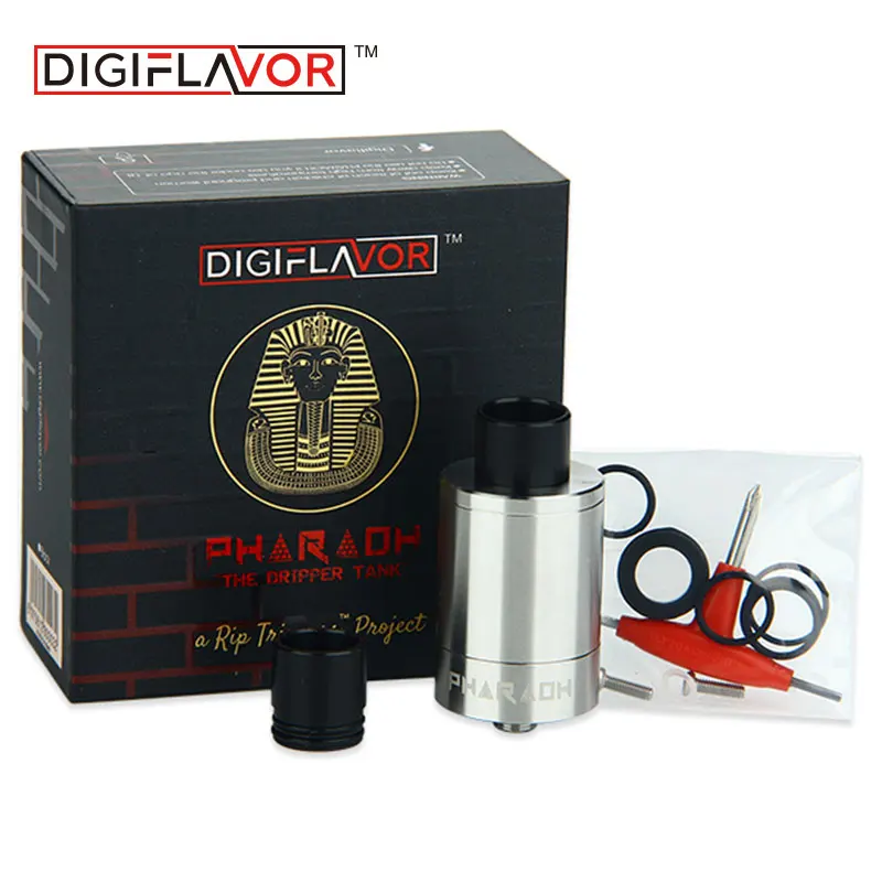Digiflavor Фараон 25 бак для капельницы 2 мл емкость RiP проект с анти вертлюгом