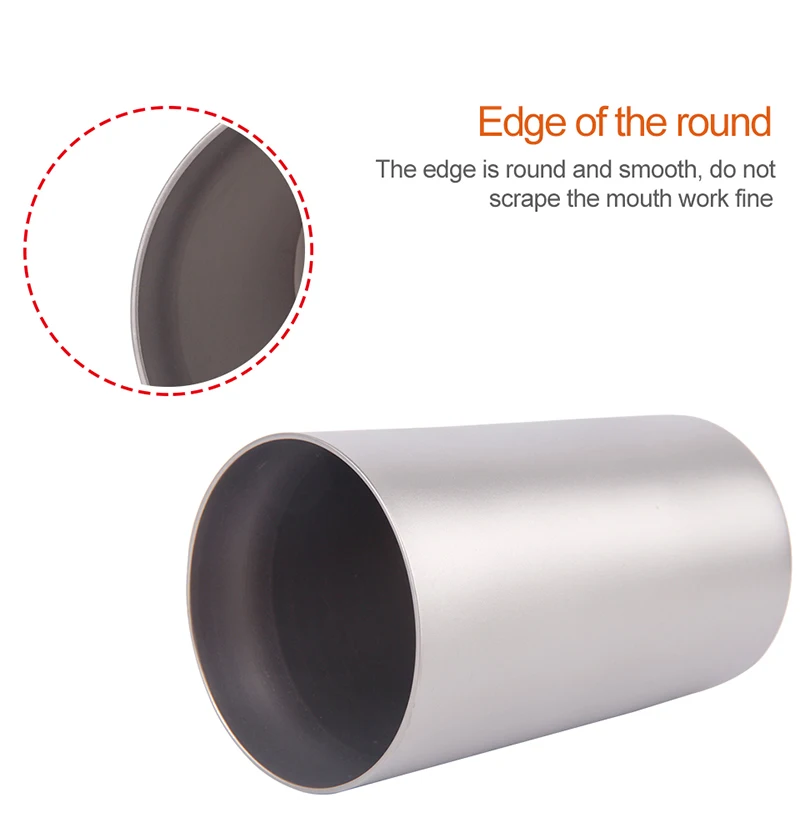 Caneca de Café Copo de Acampamento ao ar Acampamento de Titânio Caneca de Chá Copo de Cerveja Dupla de Viagem ao ar Caneca Livre Puro Beber Parede Equipamentos 300ml 9 300ml Caneca de Café Caneca Copo de