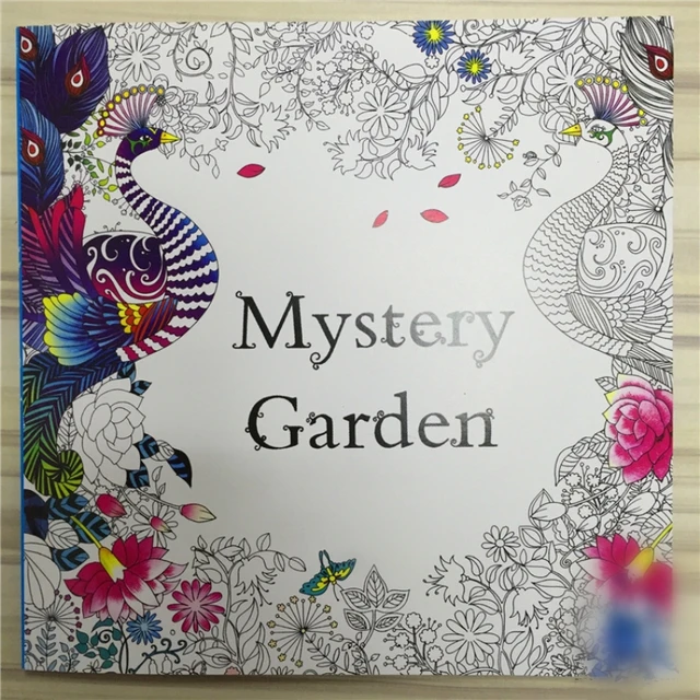 Misterio Jardin Libro Para Colorear Ninos Adultos Mandala El Secreto Libros Antiestres Arte Silencioso