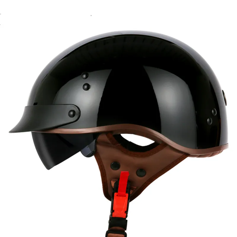 TORC T55 винтажный полушлем летний мотоциклетный Ретро шлем для скутера Lucky 13 Cool
