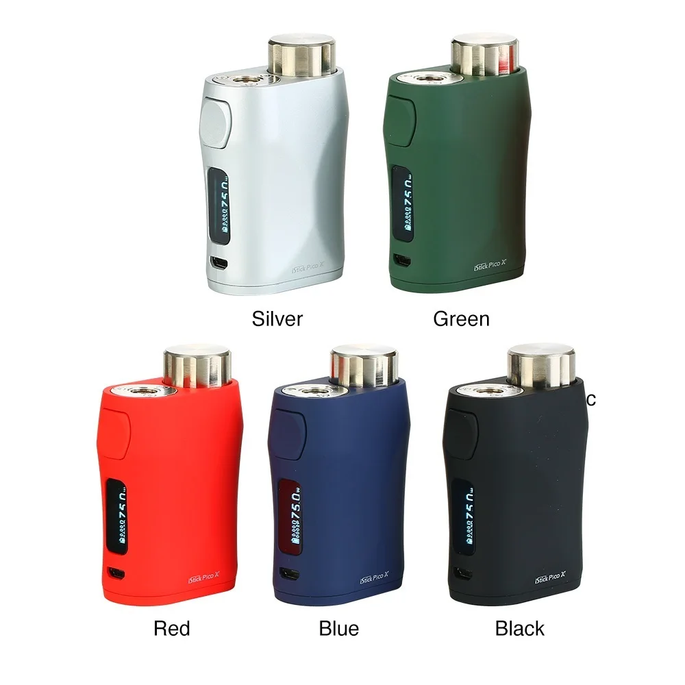 Оригинальный набор Eleaf iStick Pico X с MELO 4 D22 75 Вт баком 2 мл в 0 15 Ом электронная сигарета
