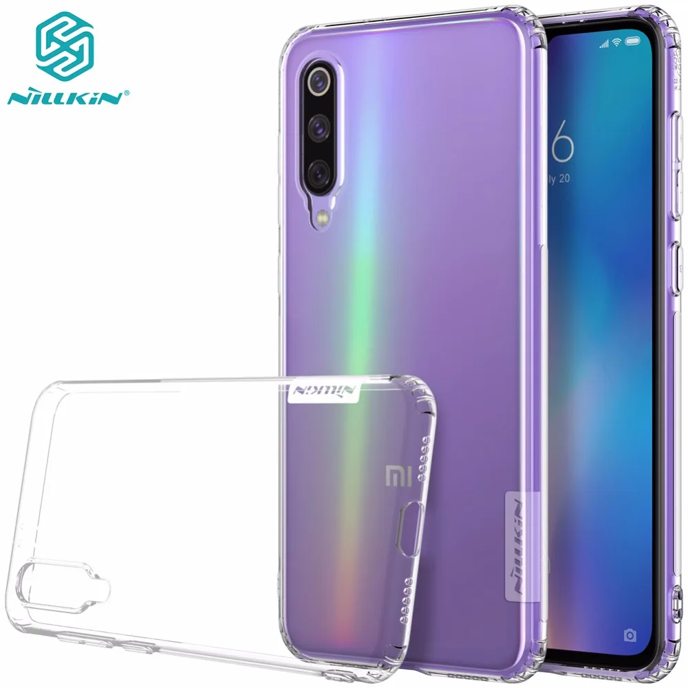 Чехол для Xiaomi mi 9 SE NILLKIN Nature прозрачный мягкий чехол из ТПУ защитный |