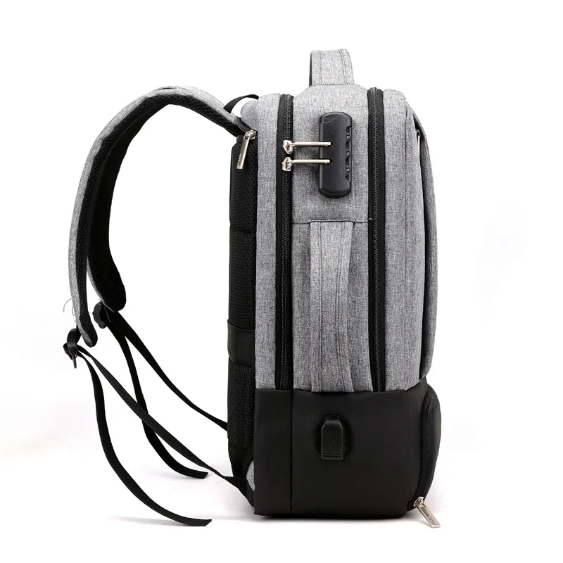 Рюкзак мужской для ноутбука 15 6 дюйма с защитой от кражи и USB портом|Рюкзаки| |