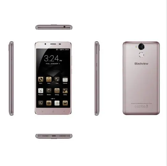 Blackview P2 lite 4G мобильный телефон 5," FHD MTK6753 Восьмиядерный Android 7,0 3 ГБ ОЗУ 32 Гб ПЗУ 13 МП 6000 мАч отпечаток пальца ID смартфон