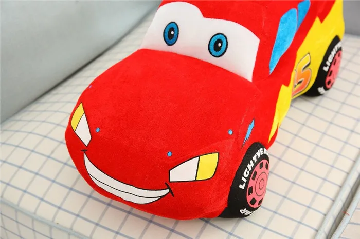 Disney История игрушек автомобиль Стайлинг освещение Маккуин Подушка Globos Минифигурки красный Pixar игрушки Аниме плюшевые мягкие дети подарок