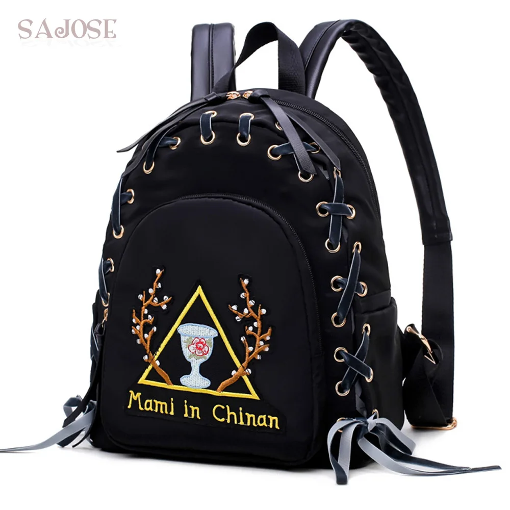 Прямая поставка модные рюкзаки для отдыха для женщин искусственная черная сумка на плечо женские школьные сумки для девочек-подростков