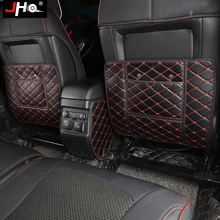 JHO автомобильное сиденье спинка подлокотник коробка анти Kick коврики для 2011- Ford Explorer 2013 16 17 протектор кожаный коврик аксессуары
