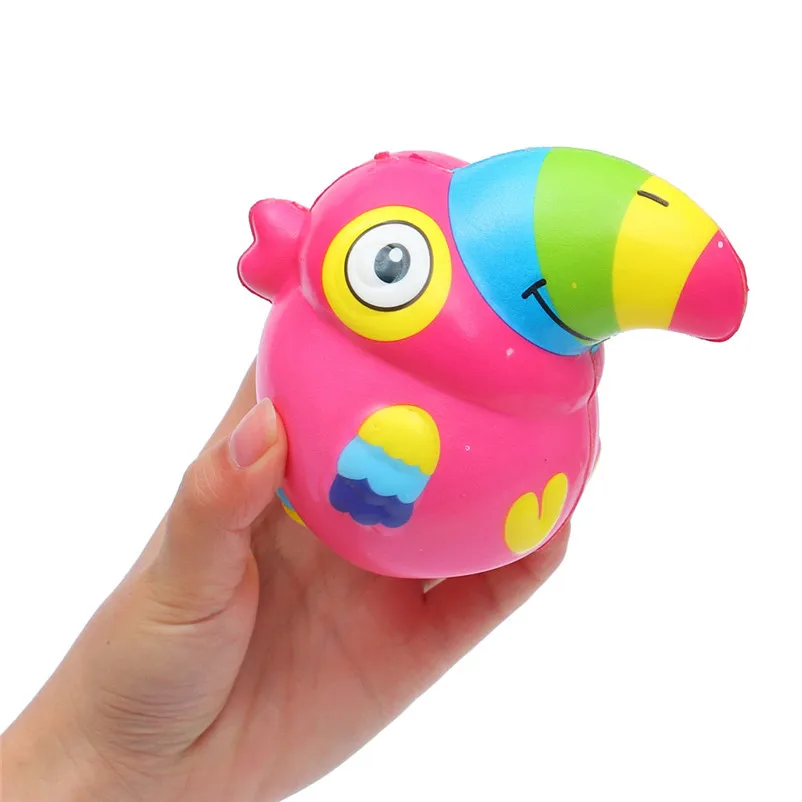 1 шт. Squeeze Симпатичные Тукан ароматизированные игрушки для детей из мягкой