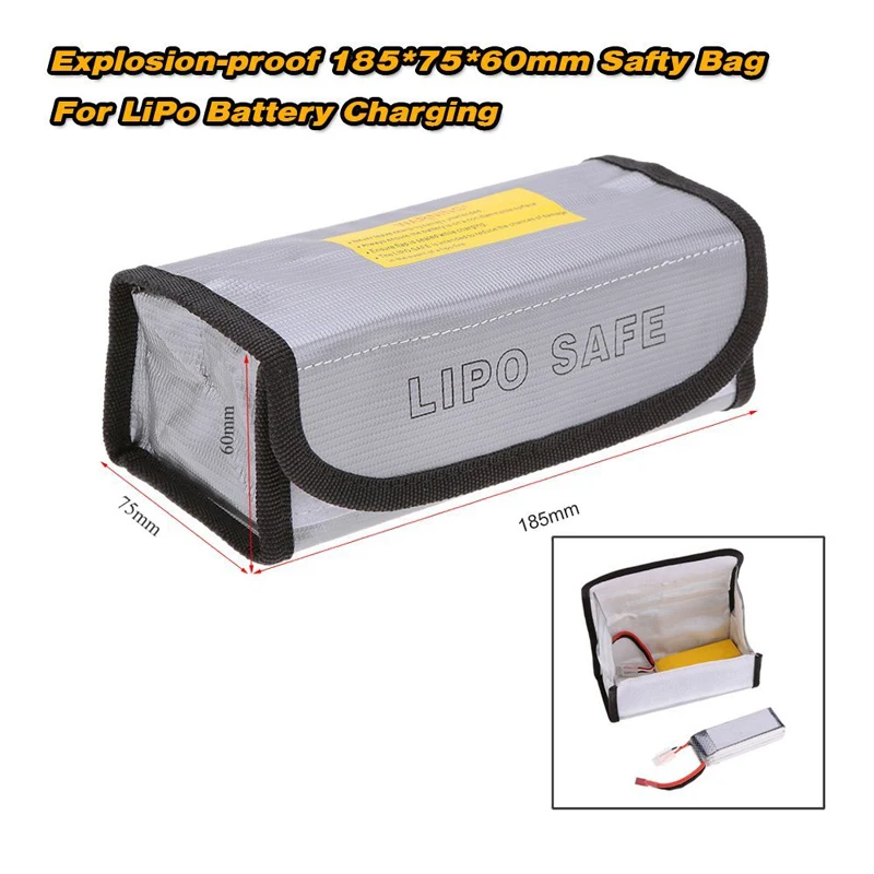 

Xiantat Muilti function Lipo Battery 185*75*60mm Safty Bag Lipo Battery Protection Guard Bag for Battery Charging