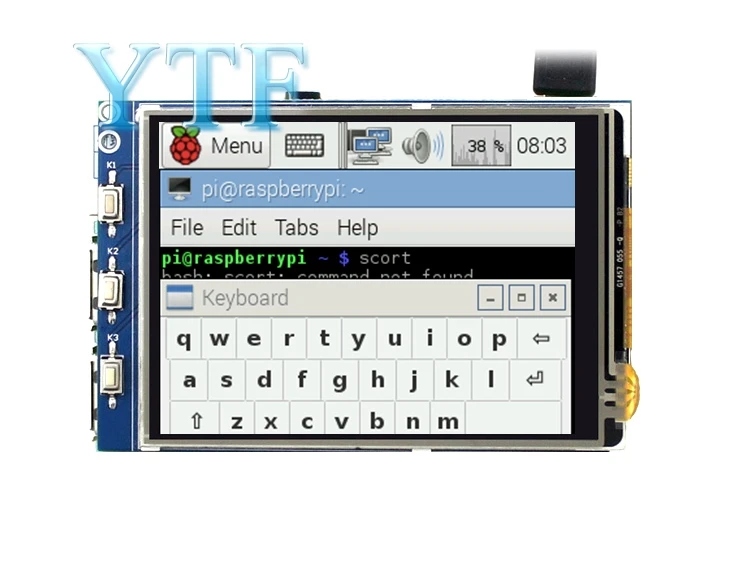 3 2 дюймовый резистивный сенсорный ЖК дисплей x мм Raspberry Pi 4B/3B + plus модель экрана|pi 3|pi