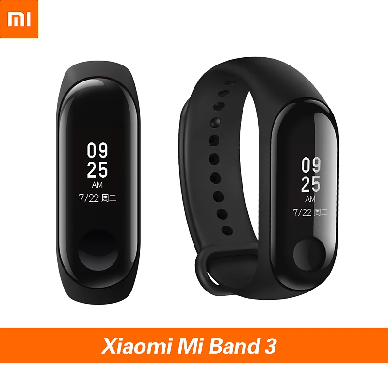 Xiao mi пульсометр mi Band 3 фитнес-трекер умный Браслет OLED сенсорный экран mi Band 3 Смарт-часы