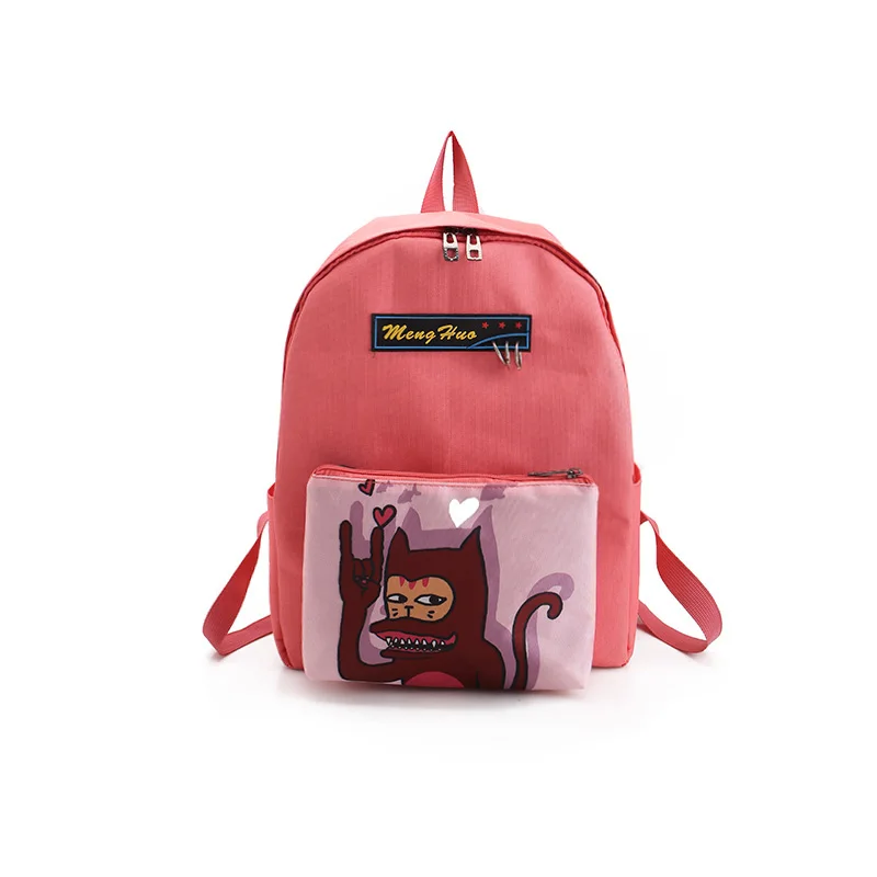 2017 Hot Multifuncional Personalized Detachable Pocket Backpack Fashion Separable Shoulder Bag 2pc School Bag Casual Travel Bags (65)