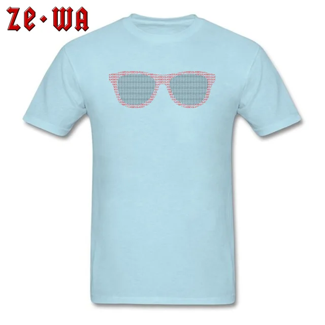 Buy Glasses Glasses Print T shirt For Man Guys White