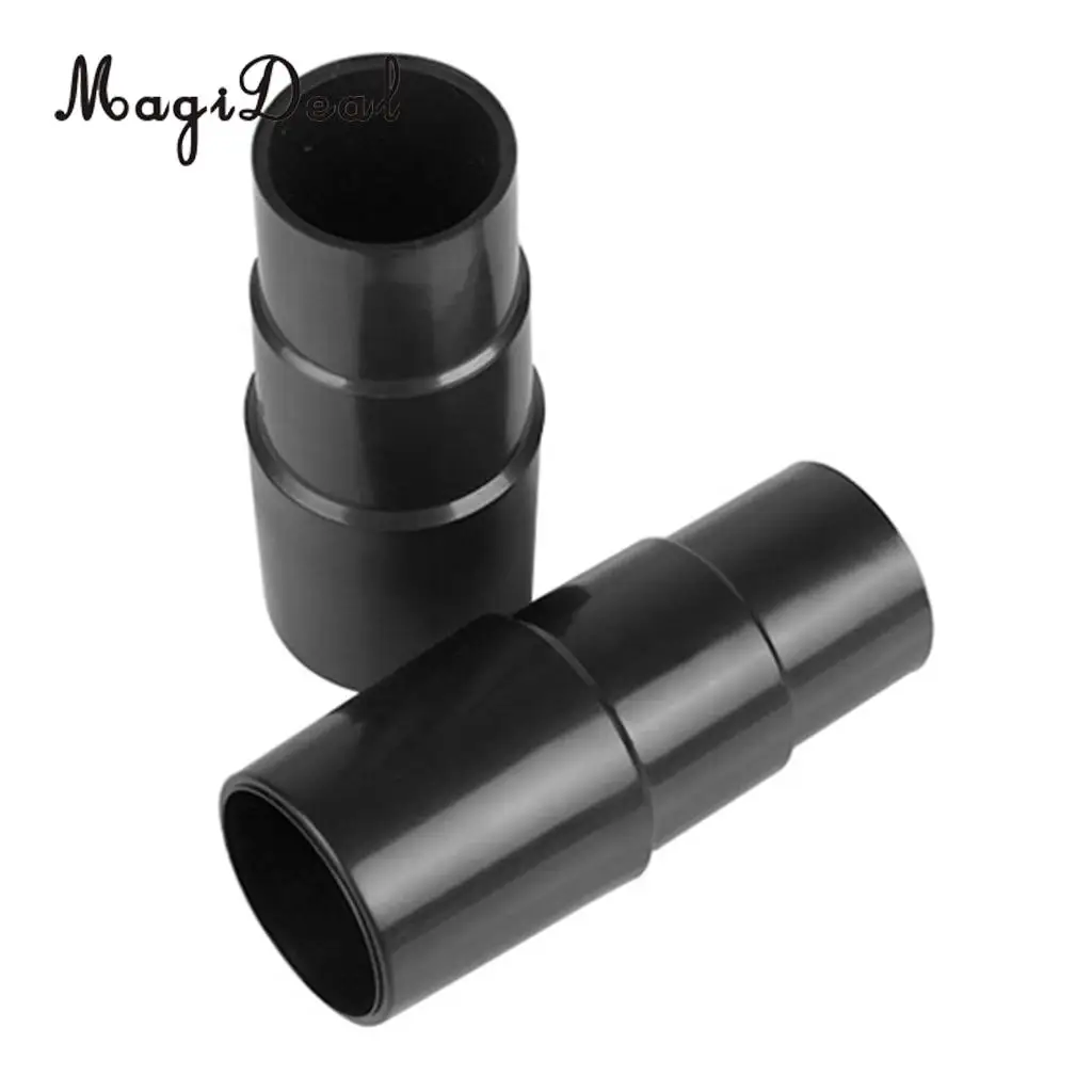 

MagiDeal Vacuum Cleaner Brush Nozzle Hose Connector Adapter 32mm to 35mm Black Flexible Vacuum Brush Vacuum Adapter Converter
