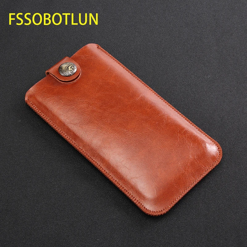 

FSSOBOTLUN,For Blackberry Keyone/Keytwo Key2 Case Pouch Sleeve Holster Handmade Full Protective Case Bag With Buckle