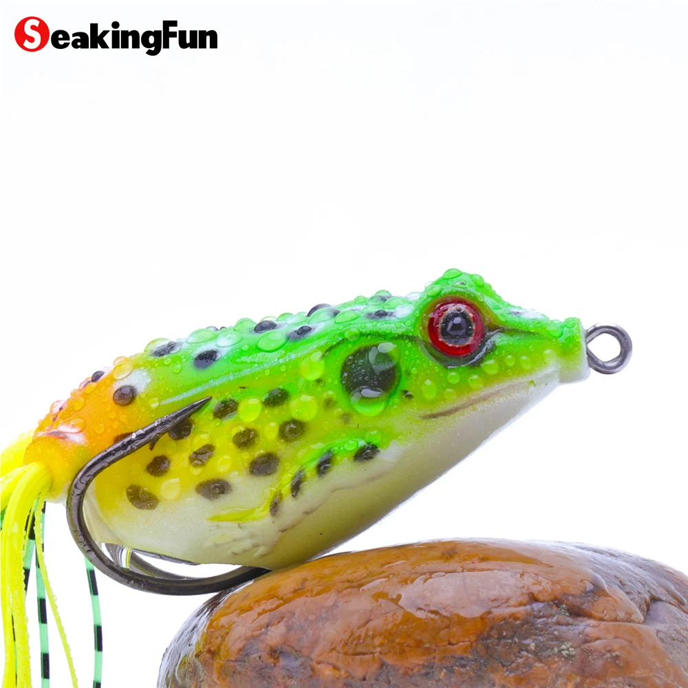 SeakingFun 5 Color 14 g Fishing Lures Wobbles 3D Eyes Super Soft