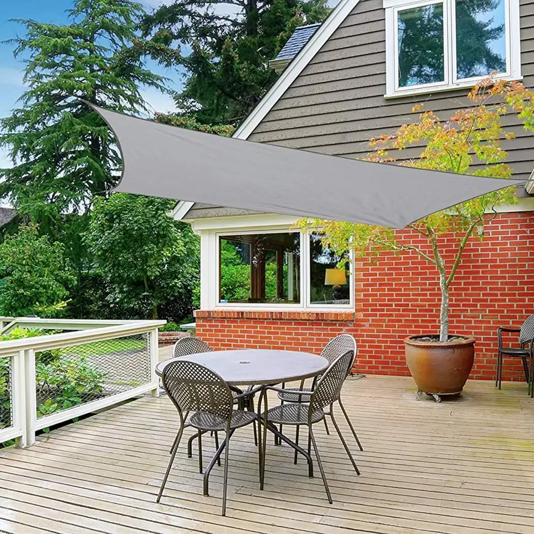 

5x2m Waterproof Sun Shelter Outdoor Canopy Garden Patio Pool Shade Sail Awning Camping Shade Cloth Rectangular shade protection