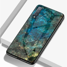 Для Samusng Galaxy S10E S10 S9 S8 J4 J6 Plus Note 9 8 M10 M20 мраморная защитная пленка из закаленного стекла класса люкс чехол для телефона для A7 A9 чехол Крышка