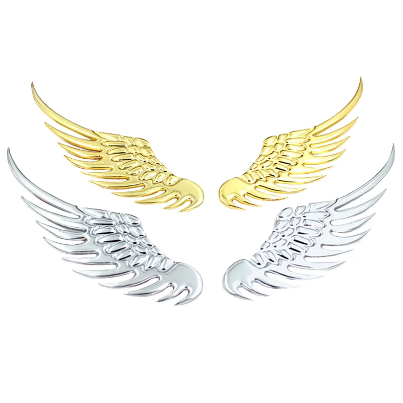 

Safety Warning Reflective Car Sticker Angel Wings Reflective Warning Sign Funny Bike Decal Sticker Motorbike Reflective Sticker