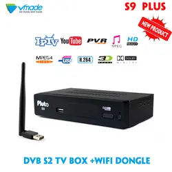 Full HD DVB S2 цифровой спутниковый телевизор Suppor LAN RJ45 Youtube Cccam Wi-Fi передатчик для интернет-телевидения M3U FTA HD 1080 p BISSkey телеприставке