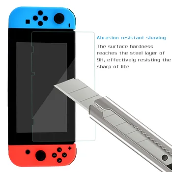 

2 Pack 9 H Tempered Glass Screen Protector For Nintend Switch Protective Film Cover For Nintend Switch NS Accessories 2018