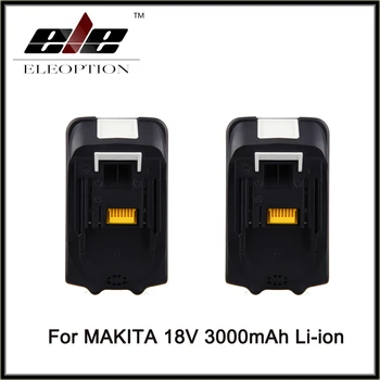 

Eleoption 2 x BL1830 18V 18 Volt Li-Ion Battery For Makita 3.0Ah 3000mah LXT Batteries Free Shipping