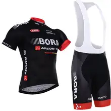 

New 2017 team BORA cycling jersey bike shorts set Ropa Ciclismo quick dry mens pro cycling wear bicycle Maillot Culotte