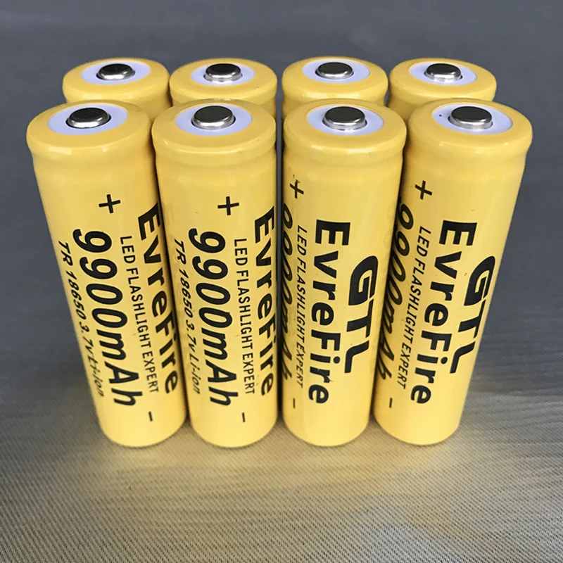 Cncool 3 7 V 9900mah 18650 батарея литиевая перезаряжаемая для фонарика аккумуляторные
