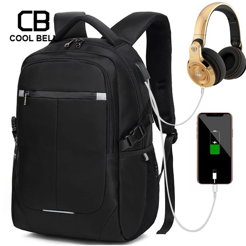 

Waterproof Oxford Men Backpack Business Men USB Charging Backpack Laptop School Bags For Teenage Travel Backpack Sports Male