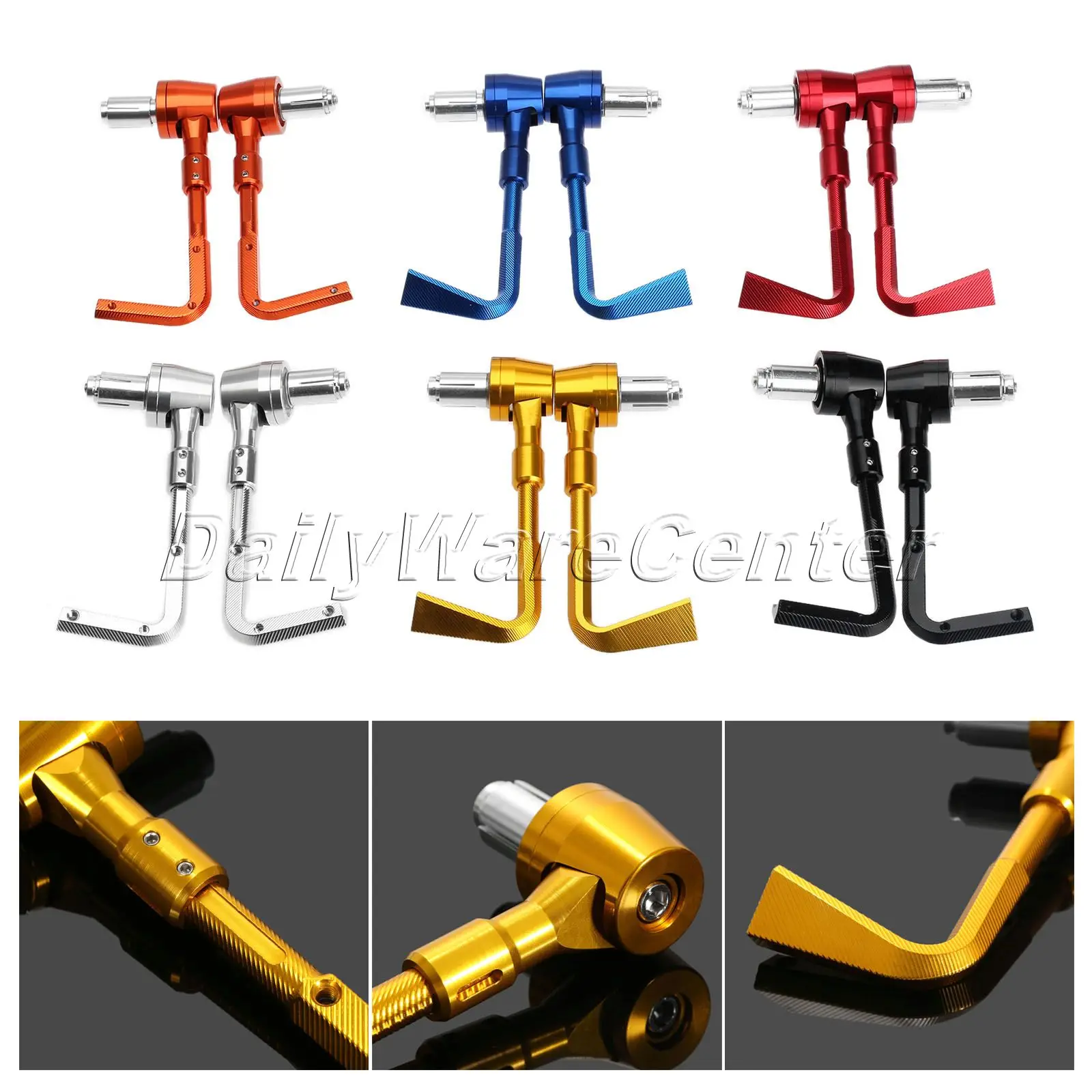 

Universal 7/8" 22mm CNC Handlebar Protector Brake Clutch Protecter Motorcycle Lever Guard Proguard for HONDA KAWASAKI KTM YAMAHA