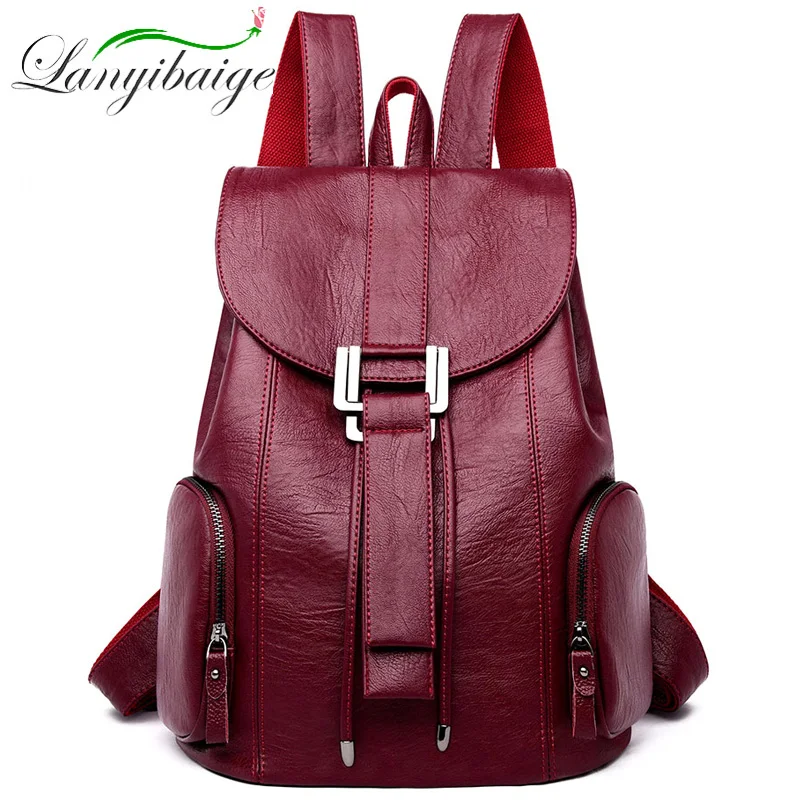 Backpack String-Bags Large-Capacity Woman School-Bag Mochila-Feminina Fashion High-Quality