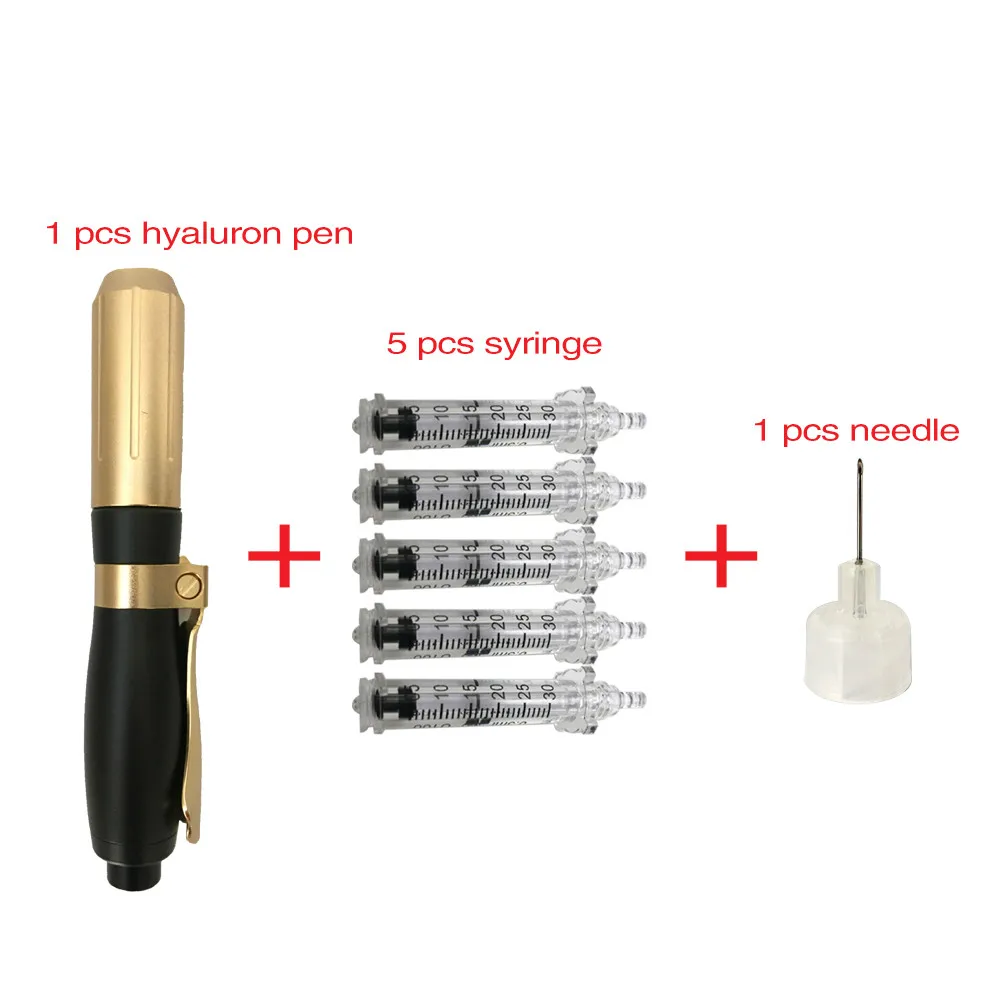 

Hyaluron Pen Set Free Customize LOGO Syringe Converter Skin Care Tools Hyaluronic Serum Pen For Anti-wrinkle Mesotherapy Gun