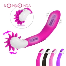 Tongue Massage Dildo Vibrator for Women Finger Flirting Clitoris Nipple Pussy Masturbation Vagina Stimulation Vibrator Sex Toys