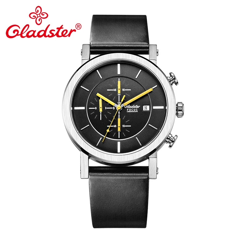 Японские часы Gladster MiyotaOS10 модные мужские повседневные кварцевые из нержавеющей